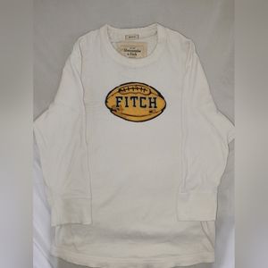 Abercrombie and Fitch Football Quarter Sleeve Shirt